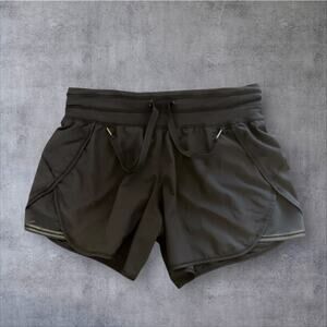 Lululemon Black Athletica Shorts Women’s Sz 6 Athleisure Wear